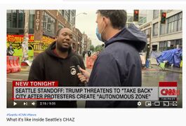 Seattle "CHAZ" CNN video 06/12/20