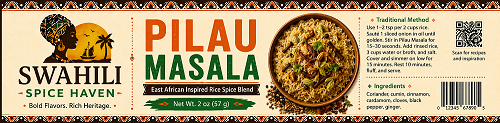 File:Swahili Spice Haven Pilau Masala Label.png