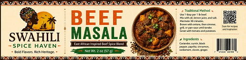 File:Swahili Spice Haven Beef Masala Label.png