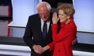 File:Warren and Sanders at Debate 7 30 19.jpg