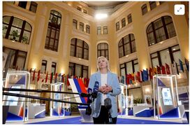 Yekaterina Duntsova barred from running against Putin in election By Mark Trevelyan 12/23/23 Reuters
